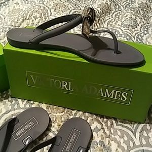 Victoria Adame flip flops